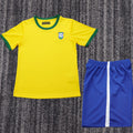 Maillot Brésil Domicile Rétro 1970 Enfant