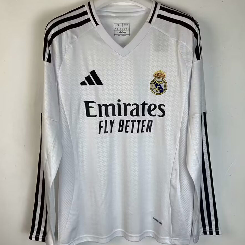 Maillot Real Madrid Domicile Manches Longues 2024/25