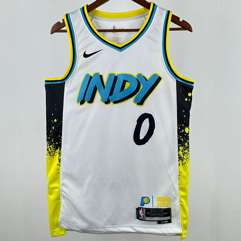 Maillot Pacers Haliburton 0 2025