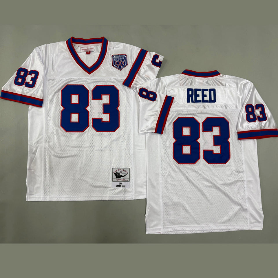 Maillot Reed 83 Men S Buffalo Bills Rétro