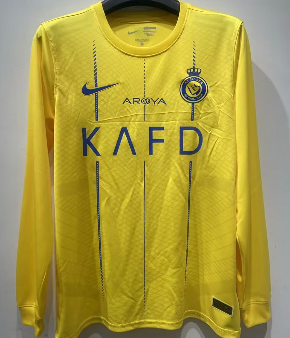 Maillot Al Nassr Domicile Manches Longues 2023/24