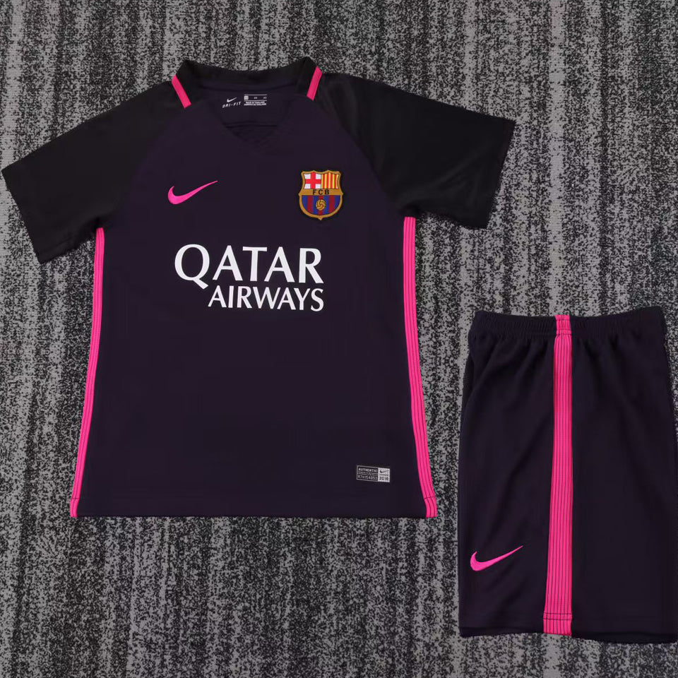Maillot Barcelone Extérieur Rétro 2016 Enfant