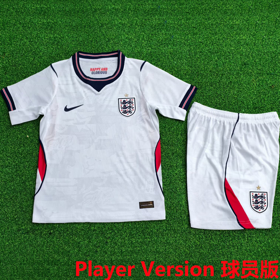 Maillot Angleterre Domicile 2026/27 Enfant (Version Joueur)