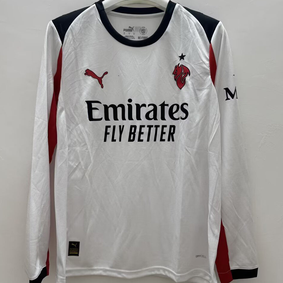 Maillot AC Milan Extérieur Manches Longues 2025/26