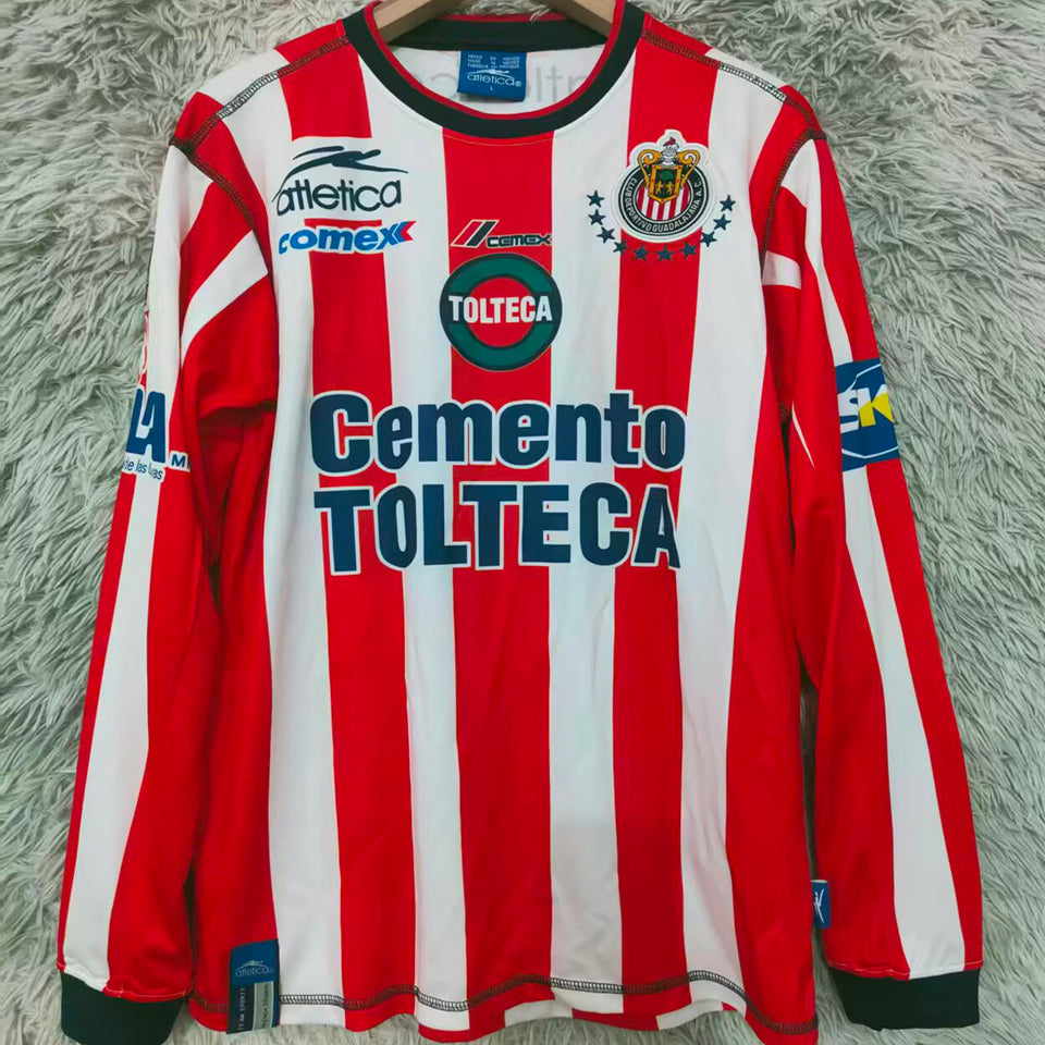 Maillot Chivas Domicile Manches Longues Rétro 2002