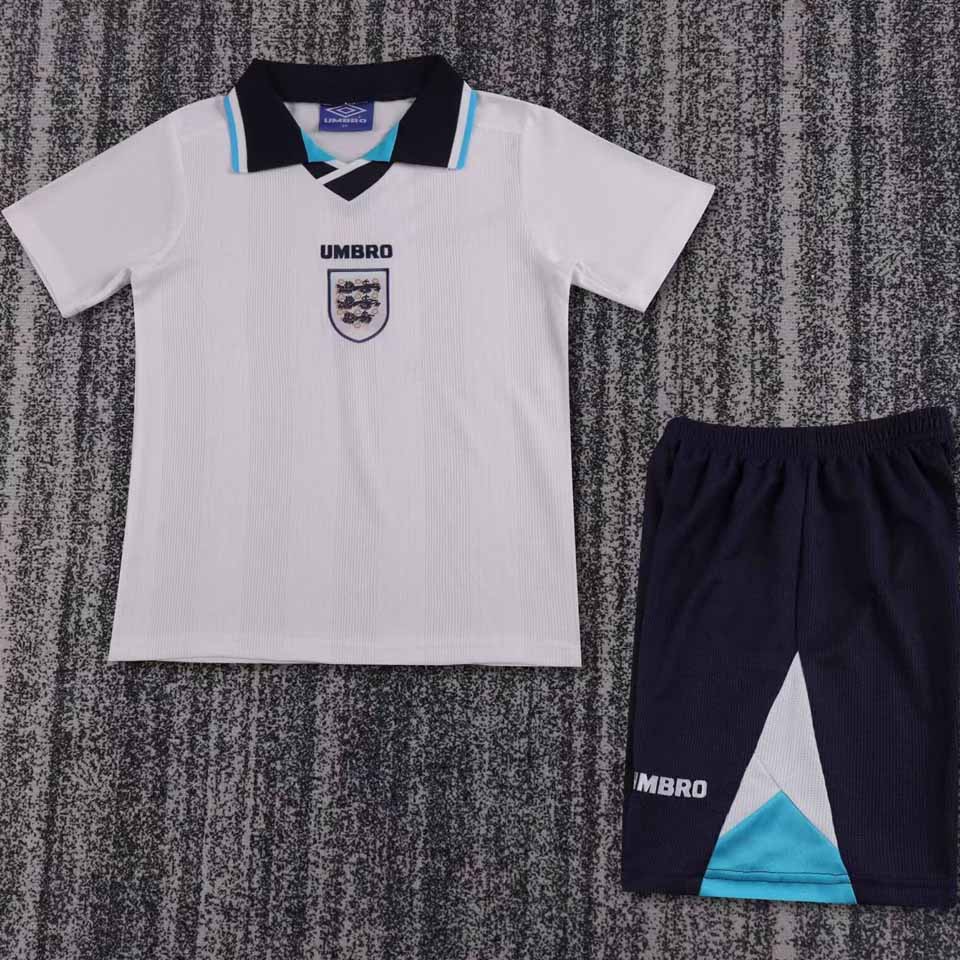 Maillot Angleterre Domicile Rétro 1996 Enfant