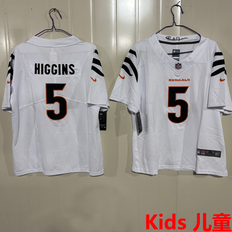 Maillot Higgins 5 Cincinnati Bengals Enfant