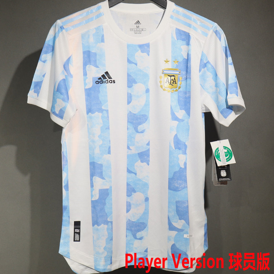 Maillot Argentine Domicile Rétro 2021 (Version Joueur)