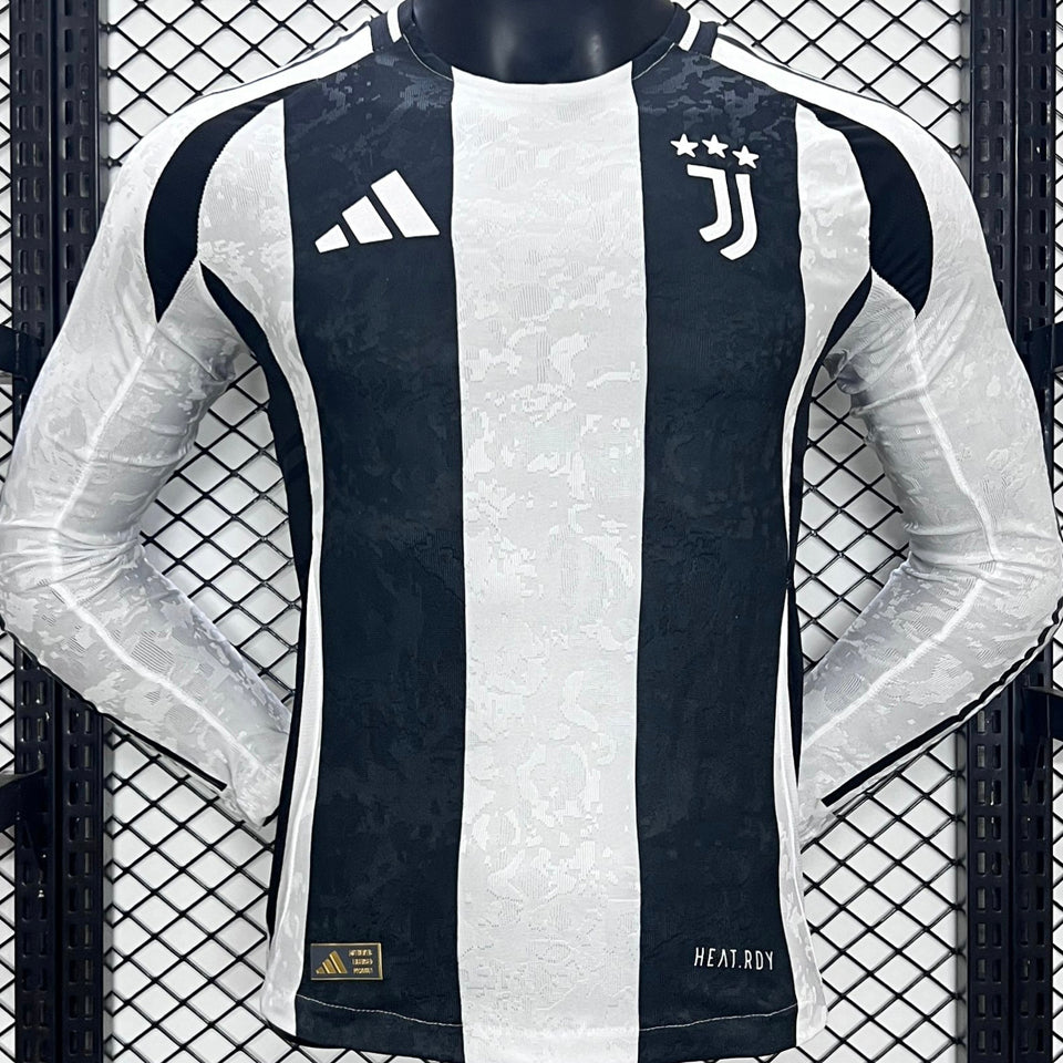 Maillot Juventus Domicile Manches Longues 2024/25 (Version Joueur)