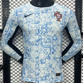 Maillot Portugal Extérieur Manches Longues 2024/25 (Version Joueur)
