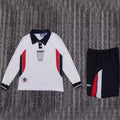 Maillot Angleterre Domicile Manches Longues Rétro Enfant