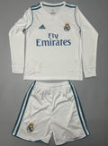 Maillot Real Madrid Domicile Manches Longues Rétro 2017/18 Enfant