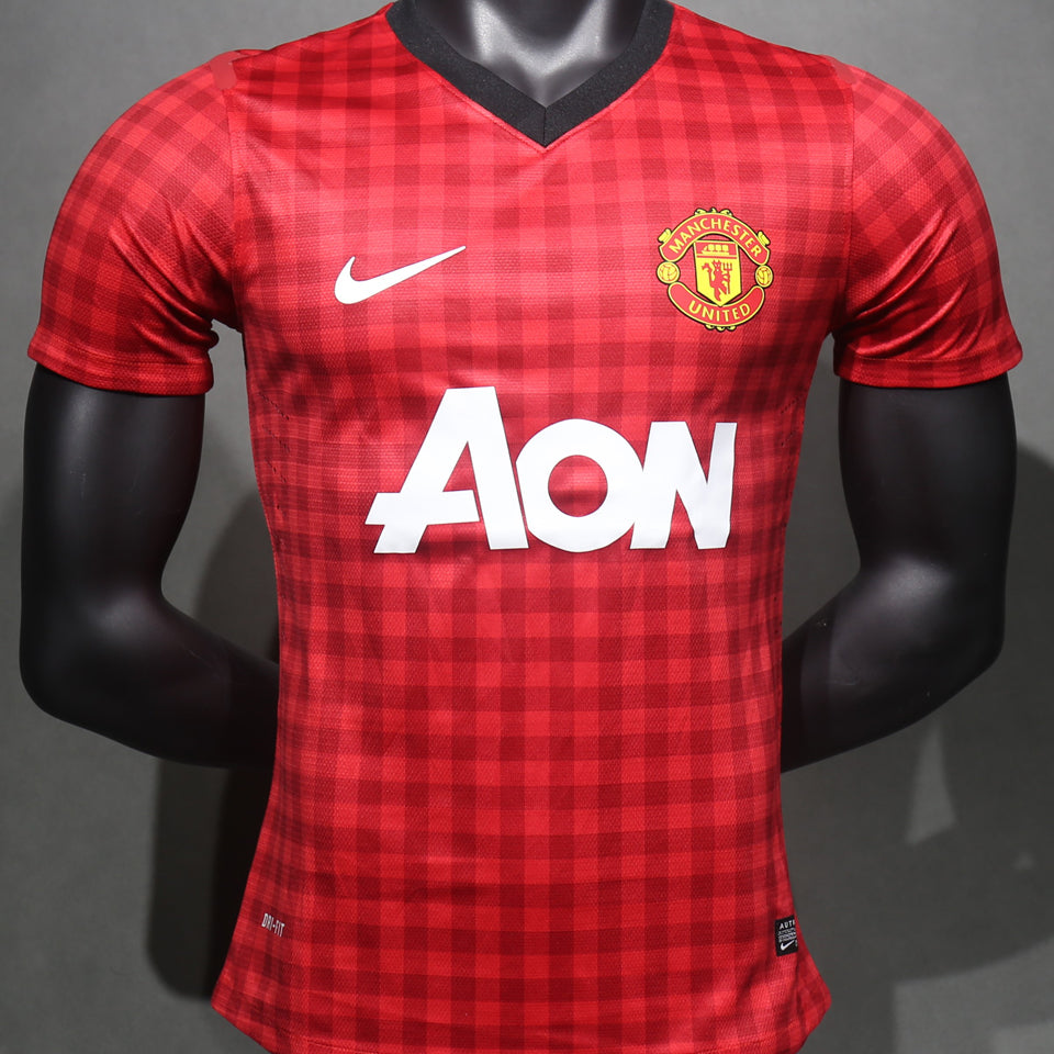 Maillot Manchester United Domicile Rétro 2012/13 (Version Joueur)