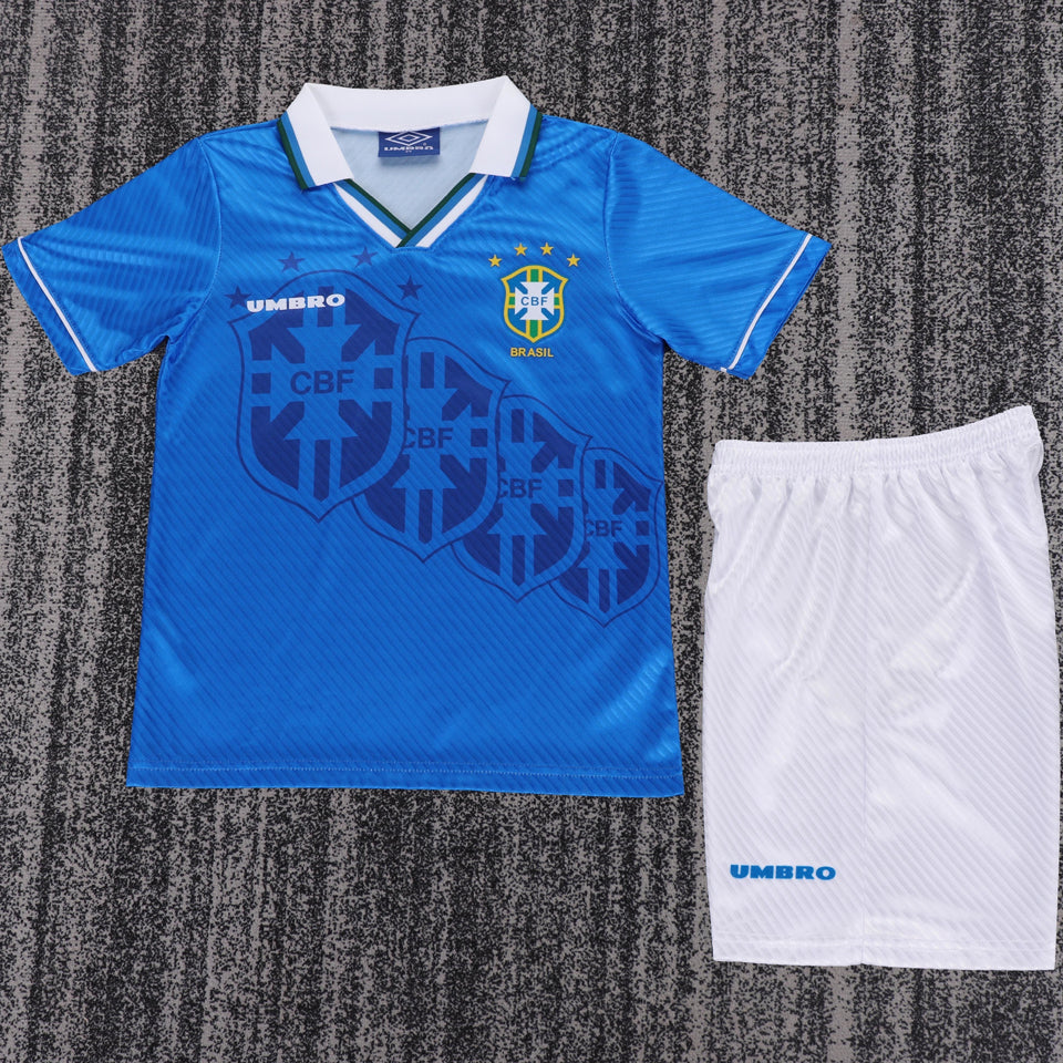 Maillot Brésil Extérieur Rétro 1996 Enfant