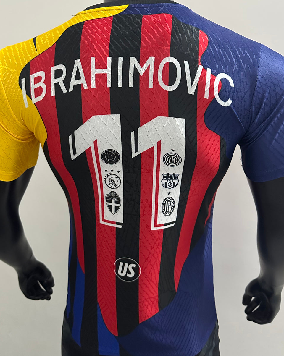 Maillot Ibrahimovic 11 Combine (Version Joueur)