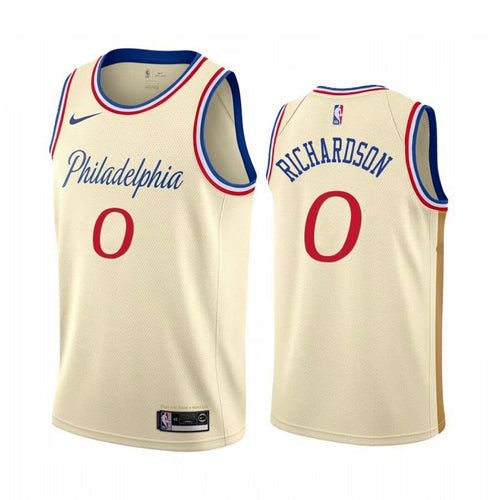 Maillot 76Ers Pichardson 0 Khaki Jerseys 2024