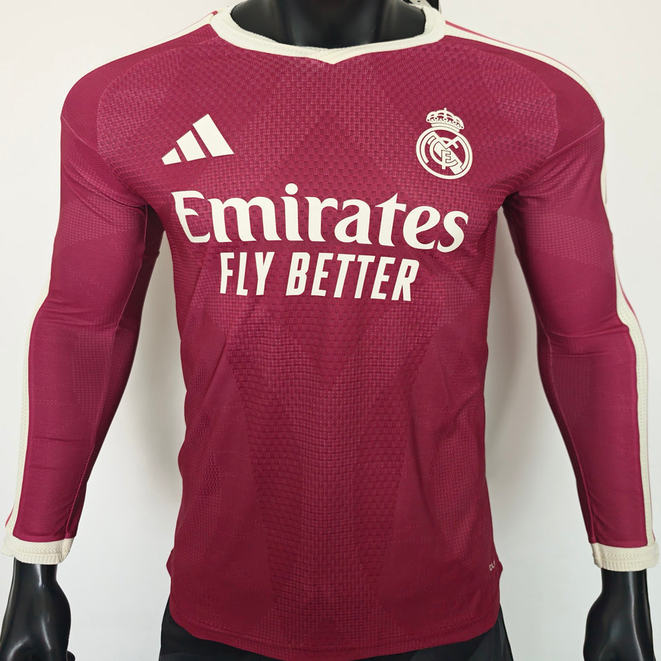 Maillot Real Madrid Third Manches Longues 2026/27 (Version Joueur)