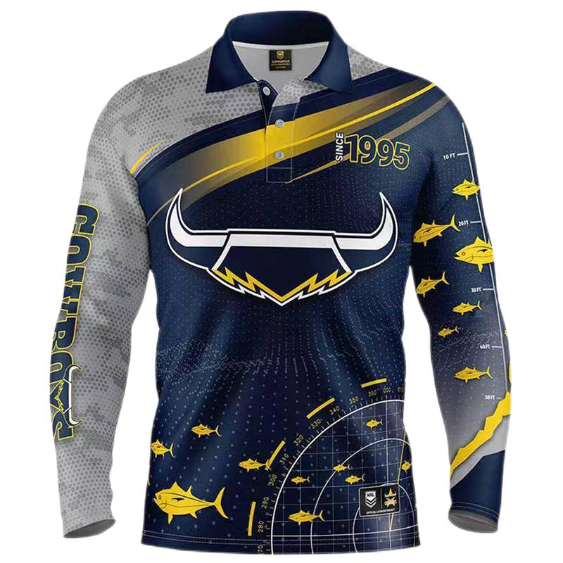 Maillot North Queensland Cowboys Rugby Fishing 2022/23