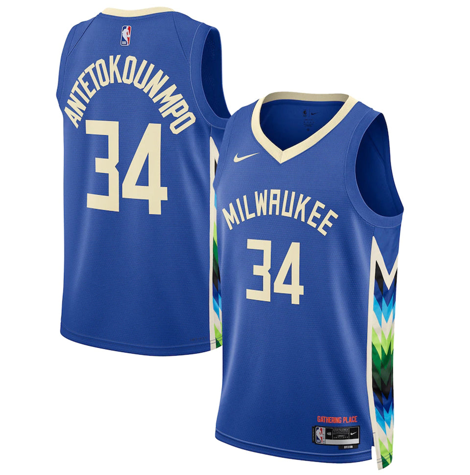 Maillot Bucks Antetokounmpo 34 2023