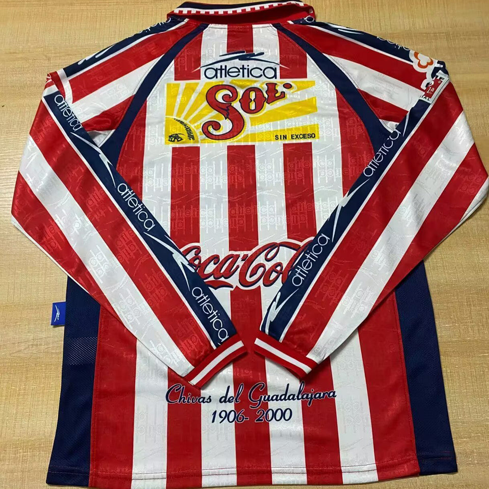 Maillot Chivas Domicile Manches Longues Rétro