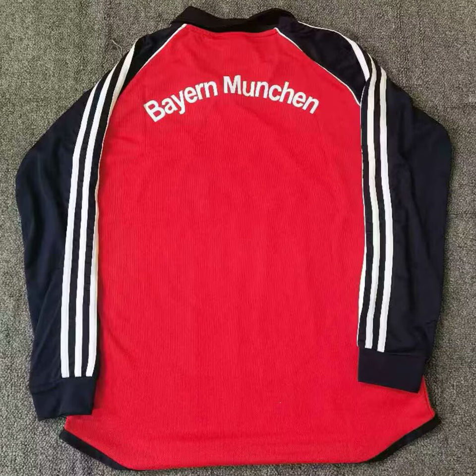 Maillot Bayern Munich Domicile Manches Longues Rétro 2000/01