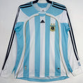 Maillot Argentine Domicile Manches Longues Rétro