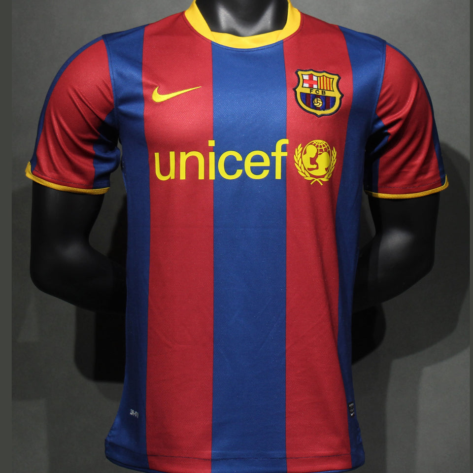 Maillot Barcelone Domicile Rétro 2010/11 (Version Joueur)