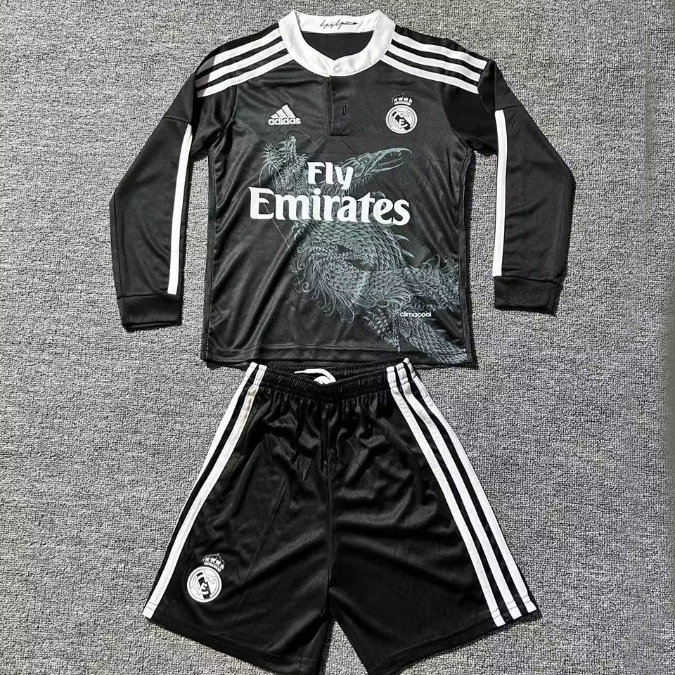 Maillot Real Madrid Manches Longues Rétro Enfant