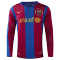 Maillot Barcelone Domicile Manches Longues Rétro 2007/08