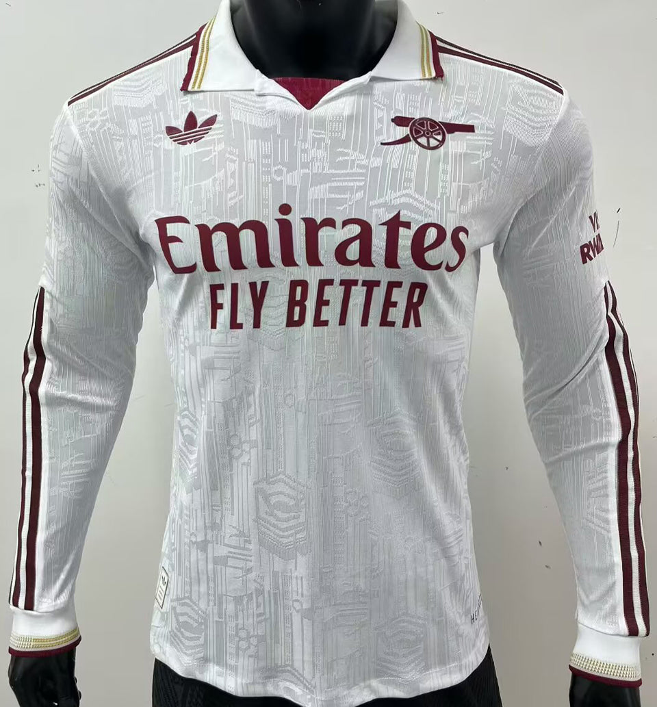 Maillot Arsenal Third Manches Longues 2025/26 (Version Joueur)