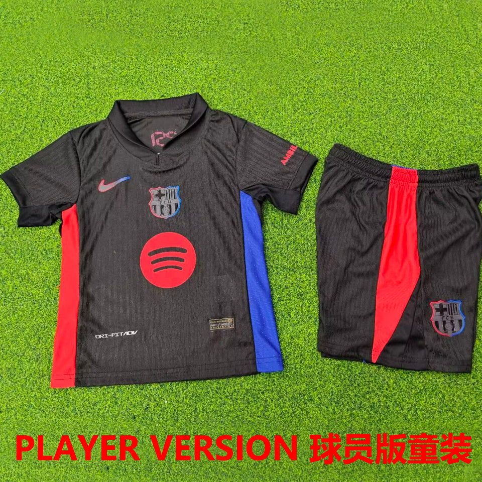 Maillot Barcelone Extérieur 2024/25 Enfant (Version Joueur)