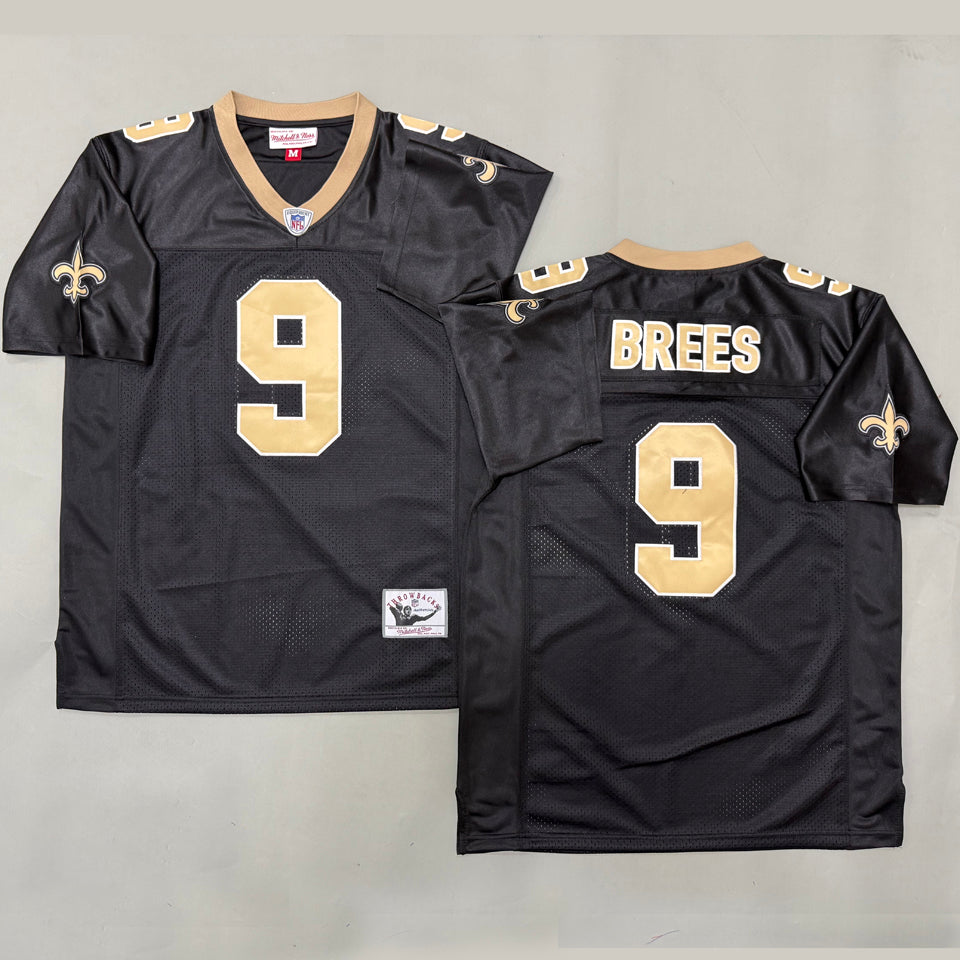 Maillot Brees 9 Men S New Orleans Saints Rétro