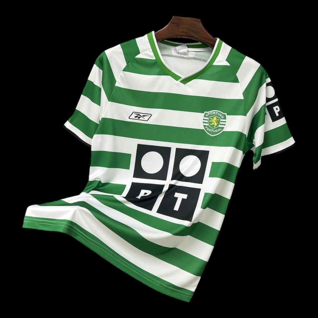 Maillot Sporting Lisbon Domicile Rétro 2003/04