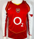Maillot Arsenal Domicile Manches Longues Rétro 2004/05