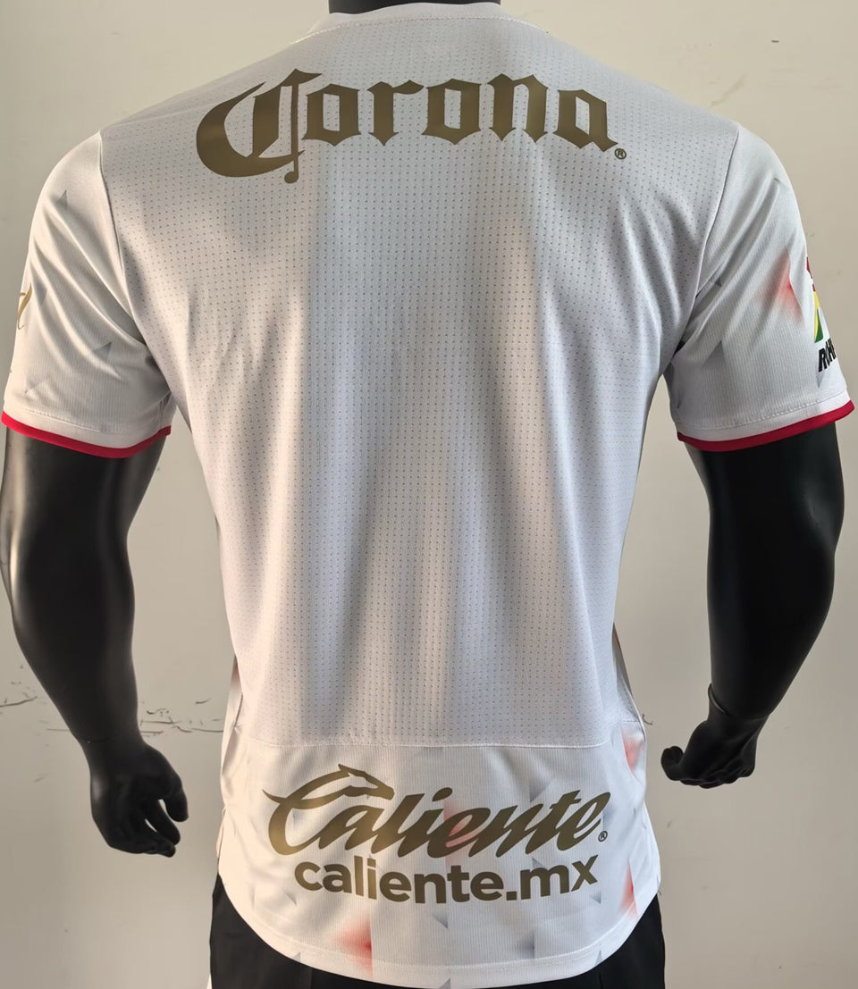 Maillot 26 Deportivo Toluca Extérieur 2025 (Version Joueur)