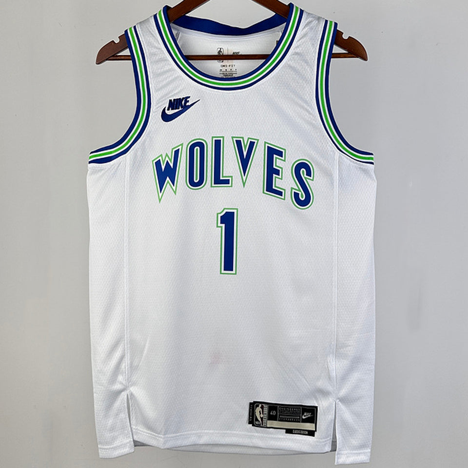 Maillot Timberwolves Anderson 1 Rétro 2023/24