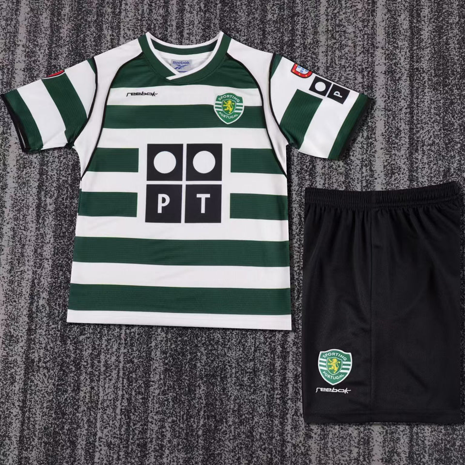 Maillot 2001 03 Lisbon Domicile Rétro Enfant