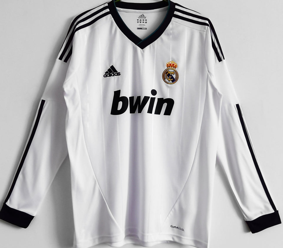 Maillot Real Madrid Domicile Manches Longues Rétro 2012/13