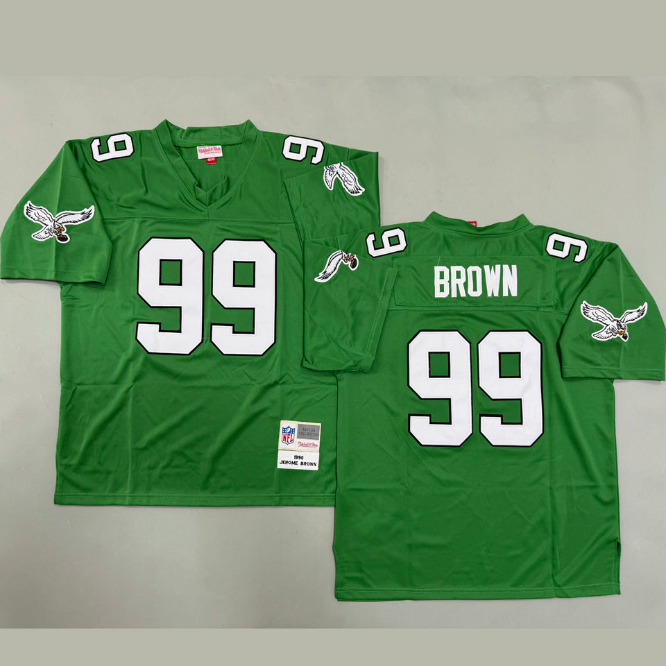 Maillot Brown 99 Men S Philadelphia Eagles Rétro
