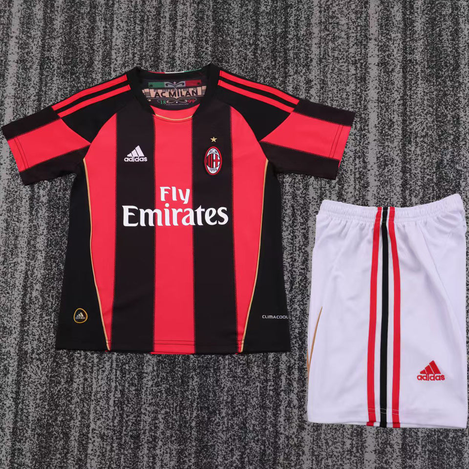 Maillot AC Milan Domicile Rétro 2011 Enfant
