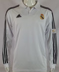 Maillot Real Madrid Domicile Manches Longues Rétro 2001/02
