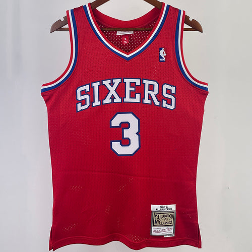Maillot 76Ers Iverson 3 Rétro 2002/03