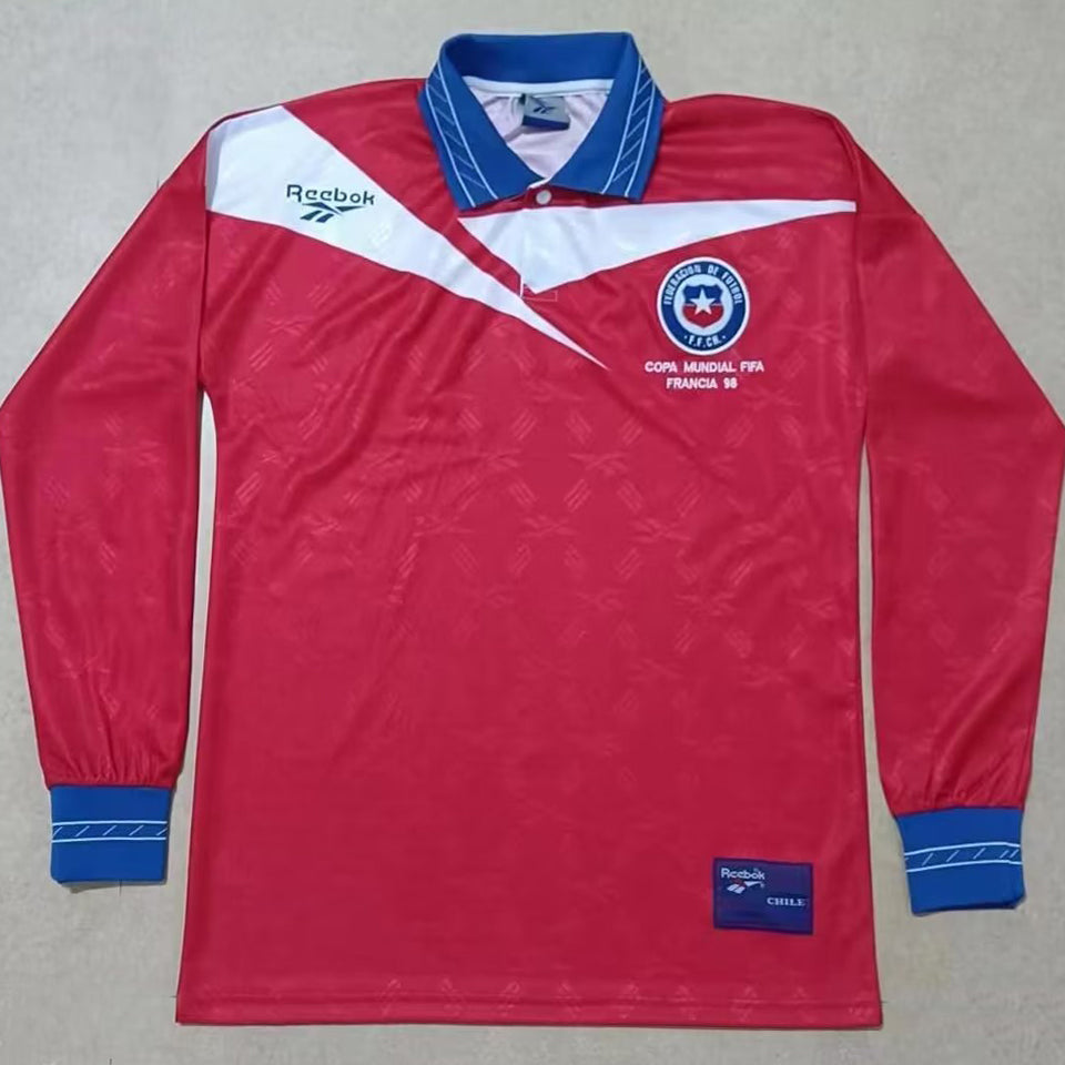 Maillot Chile Domicile Manches Longues Rétro