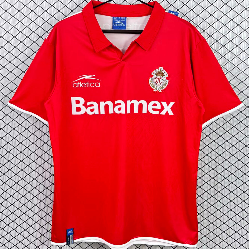 Maillot 04 Deportivo Toluca Domicile Rétro