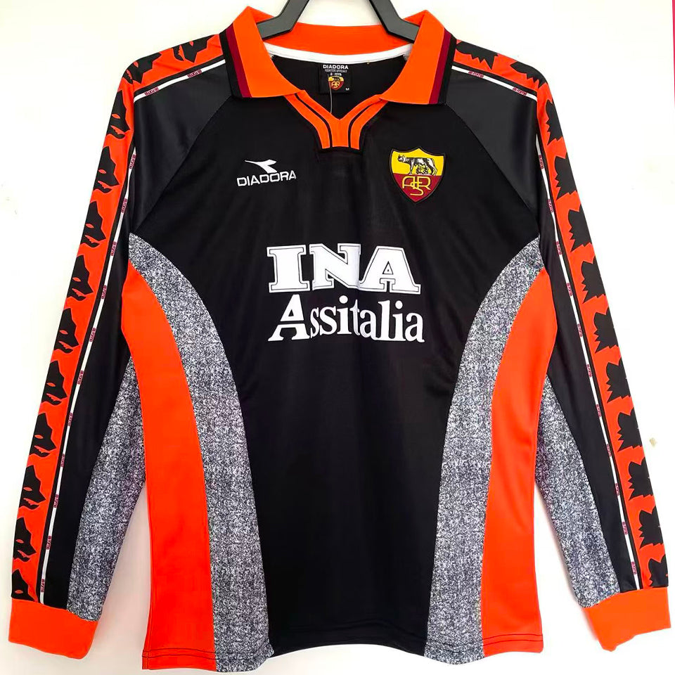 Maillot AS Roma Third Manches Longues Rétro
