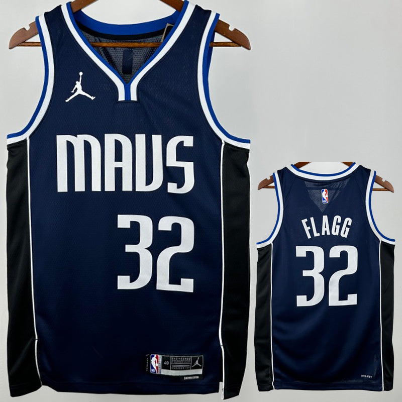 Maillot Mavericks Flagg 32 Sapphire
