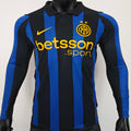 Maillot Inter Milan Domicile Manches Longues 2026/27 (Version Joueur)