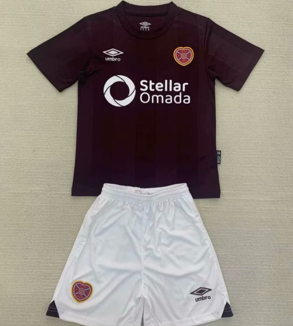 Maillot Heart Of Midlothian F C Domicile 2024/25 Enfant