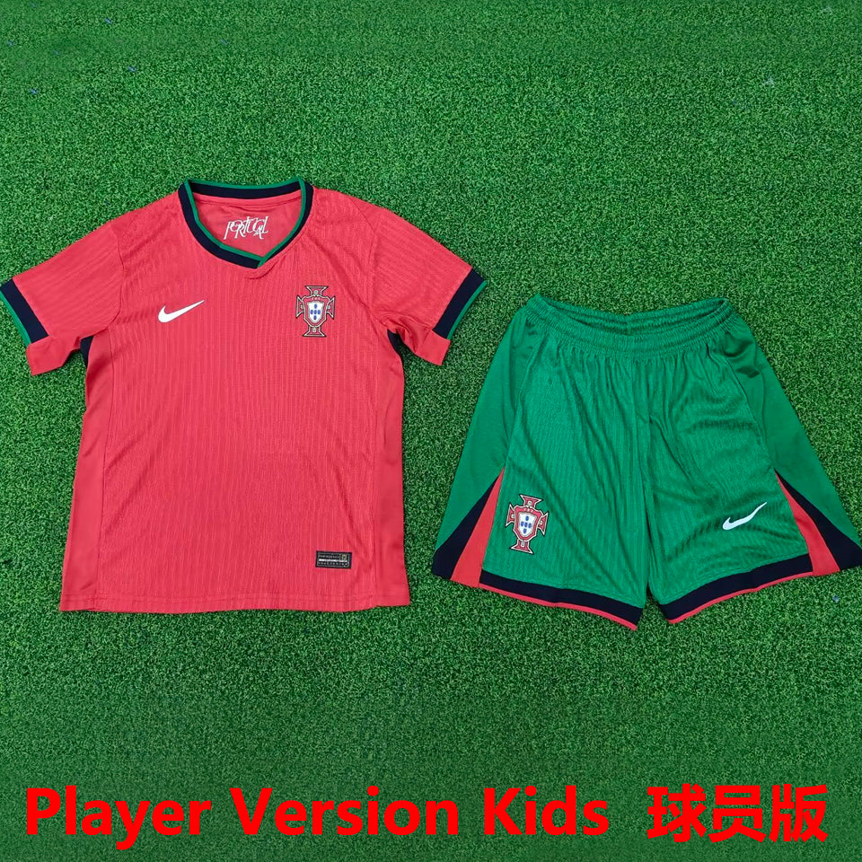 Maillot Portugal Domicile 2024/25 Enfant (Version Joueur)