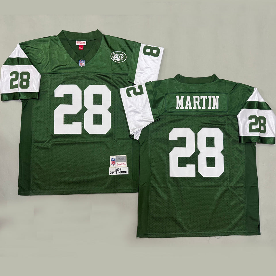 Maillot Martin 28 Men S New York Jets Rétro